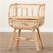 Baxton Studio Panchali Modern Bohemian Natural Brown Rattan Nightstand