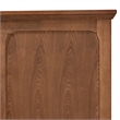 Baxton Studio Alarice Ash Walnut Finished Wood Queen Size Headboard