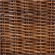 Baxton Studio Mario Natural Brown Finished Teak Wood and Rattan Dining Chair