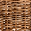 Baxton Studio Mario Natural Brown Finished Teak Wood and Rattan Counter Stool