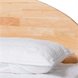 Baxton Studio Denton Natural Brown Finished Wood Queen Size Platform Bed