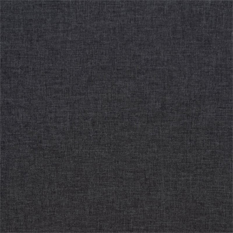 Baxton Studio Braylon Gray Fabric and Brown Wood Full Size Storage Platform Bed