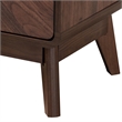 Baxton Studio Markell Walnut Brown Finished Wood 2-Drawer Nightstand