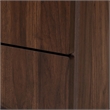 Baxton Studio Graceland Walnut Brown Finished Wood 2-Drawer Nightstand