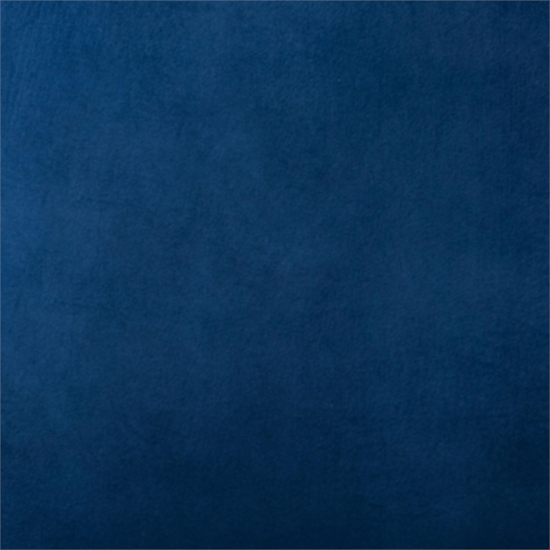 Baxton Studio Jules Blue Fabric and French Oak Brown Finished Wood Accent Chair