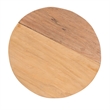 Baxton Studio Terah Modern Natural Brown Teak Wood Ottoman Footstool