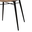 Baxton Studio Emmali Gray Rattan and Natural Brown Wood 7-Piece Dining Set