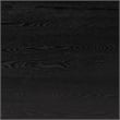 Baxton Studio Flora Mid-Century Modern Black Finished Wood Dining Table