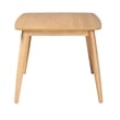 Baxton Studio Flora Mid-Century Modern Natural Oak Finished Wood Dining Table