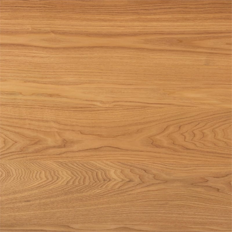 Baxton Studio Flora Mid-Century Modern Natural Oak Finished Wood Dining Table