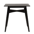 Baxton Studio Leena Black Finished Wood Counter Height Pub Table