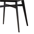 Baxton Studio Leena Black Finished Wood Counter Height Pub Table
