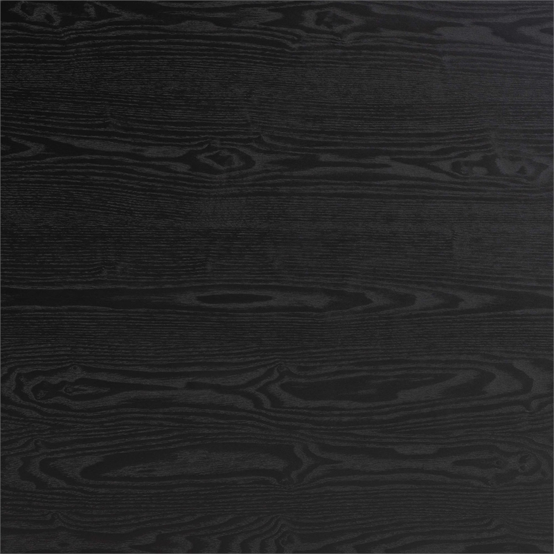 Baxton Studio Leena Black Finished Wood Counter Height Pub Table