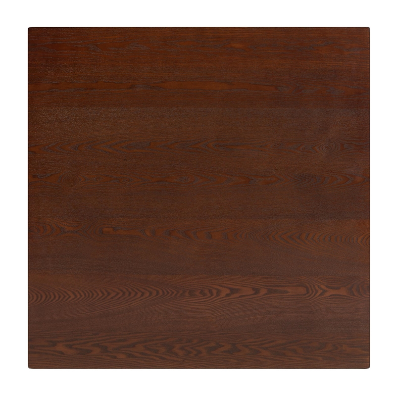 Baxton Studio Tarana 5-Piece Fabric & Wood Pub Set in Gray/Walnut Brown