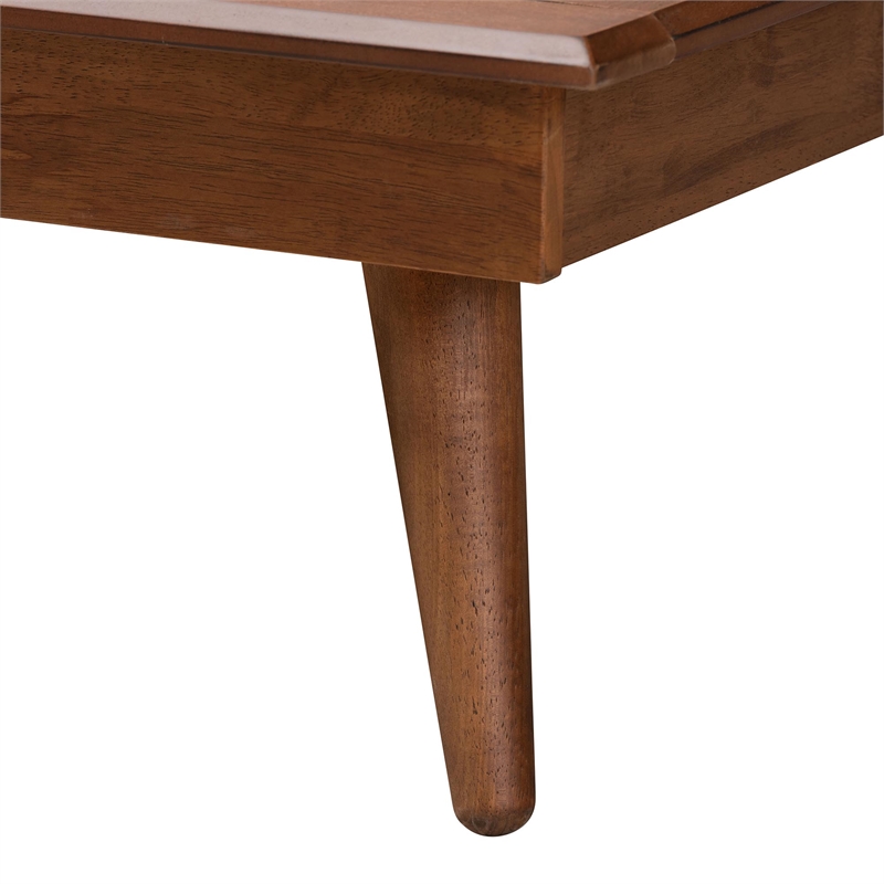 Baxton Studio Irina Fabric & Wood King Size Platform Bed in Gray/Ash Walnut