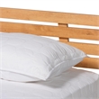 Baxton Studio Joaquin Wood Queen Size Platform Bed in Rustic Brown