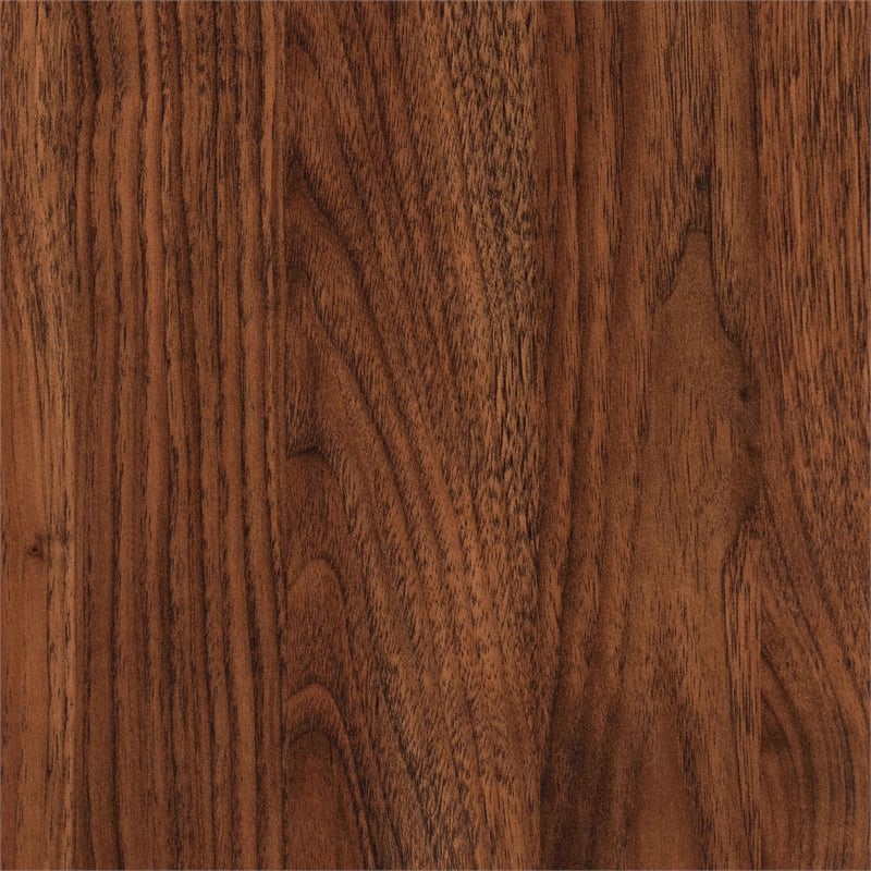 Baxton Studio Paricia 7-Shelf Wood Shoe Cabinet in Walnut Brown