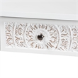 Baxton Studio Yelena Traditional White Finished Wood 2-Drawer Console Table