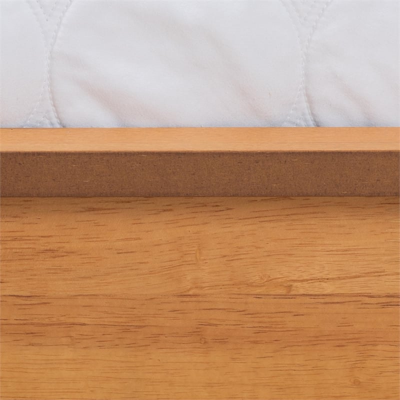 Baxton Studio Efren Modern Honey Oak Finished Wood Full Size Bed Frame