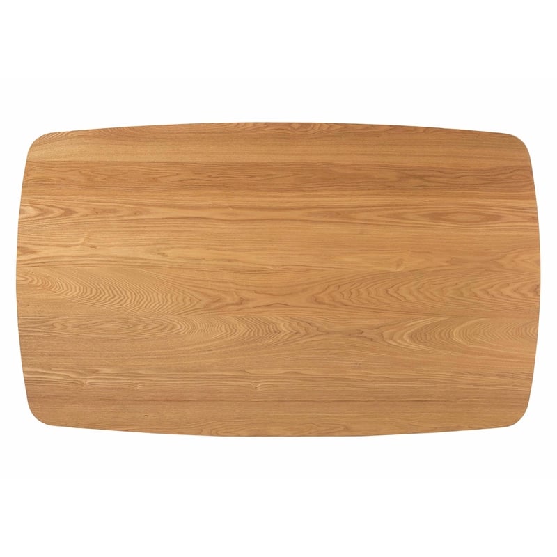 Baxton Studio Dannell Grey Fabric and Natural Oak Wood 7-Piece Dining Set