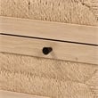 Baxton Studio Cherelle 3-Drawer Mid-Century Wood Storage Cabinet in Brown/Black