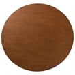 Baxton Studio Giuliana Walnut Brown Wood and Woven Rattan 7-Piece Dining Set