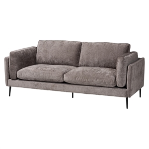 Baxton Studio Holton Modern Gray Fabric Sofa