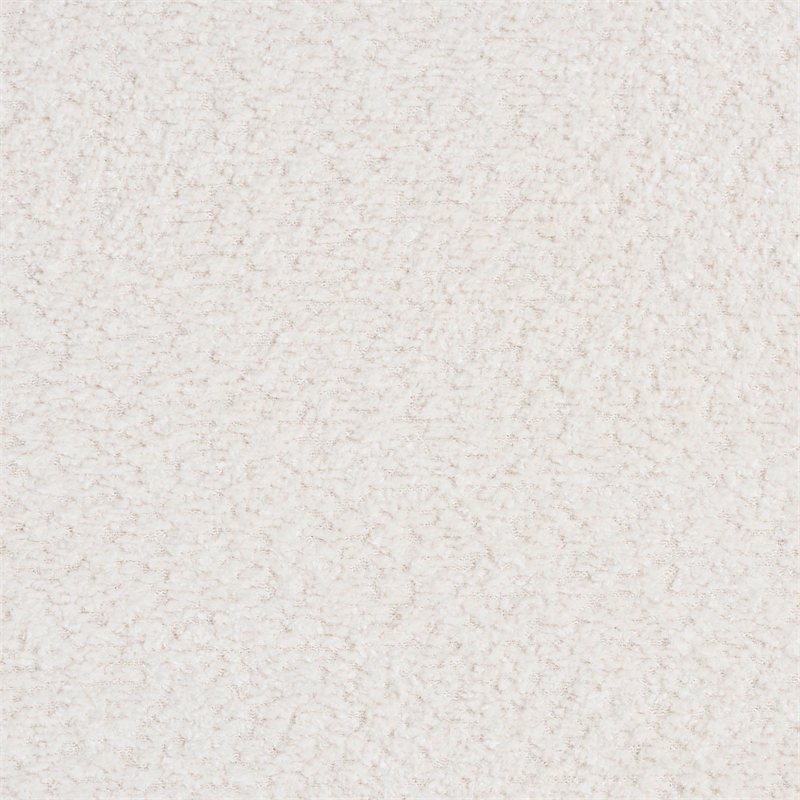 Baxton Studio Bonilla White Fabric and Rubberwood 2-Drawer Nightstand