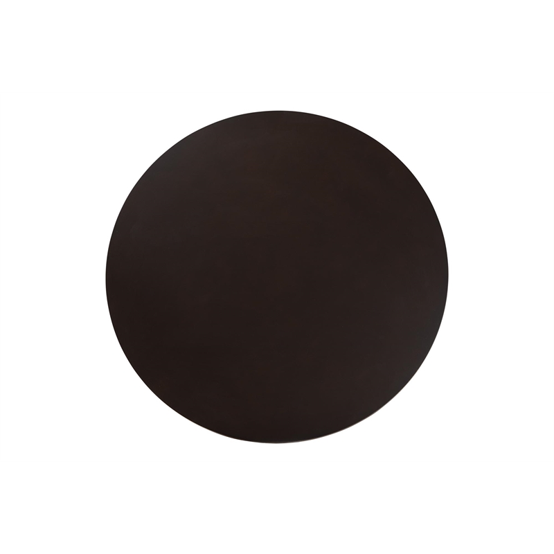 Baxton Studio Leda Sand Fabric and Dark Brown Finished Wood 5-Piece Dining Set