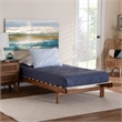 Baxton Studio Bolivia Walnut Brown Wood Expandable Twin to King Bed Frame