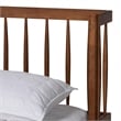 Baxton Studio Calderon Walnut Brown Finished Wood Queen Size Platform Bed
