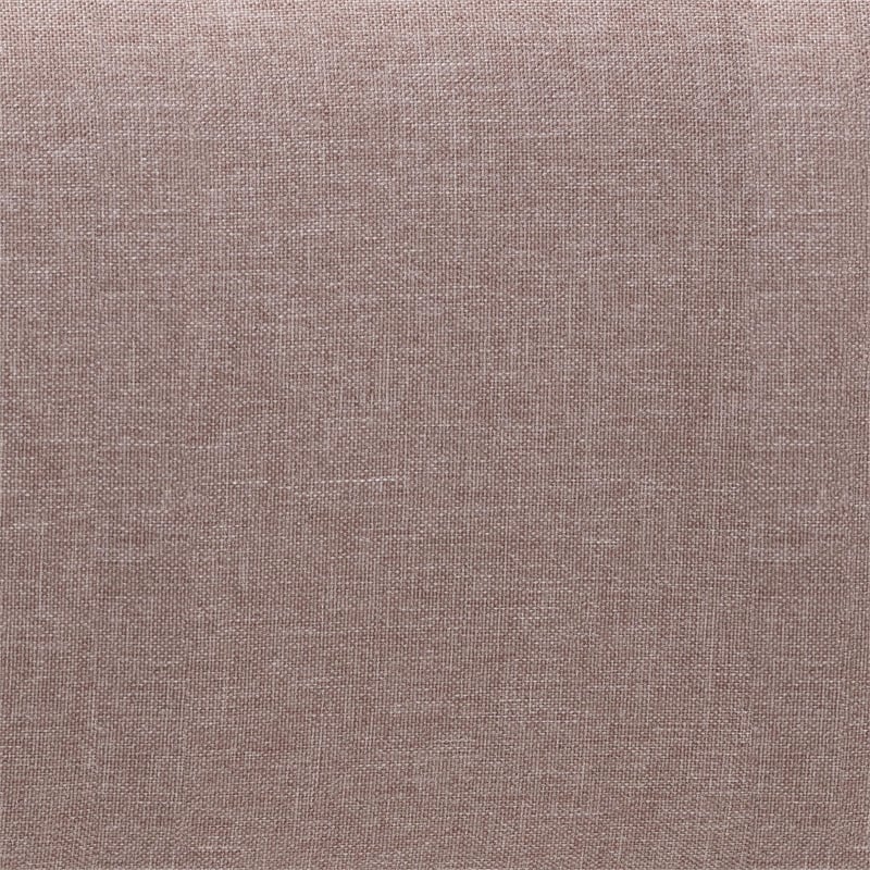 Baxton Studio Chesterfield Clay Fabric Upholstered Convertible Sleeper Sofa