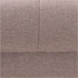 Baxton Studio Claire Clay Fabric Upholstered Convertible Sleeper Sofa