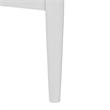 Baxton Studio Louetta White King Size Platform Bed with Headboard