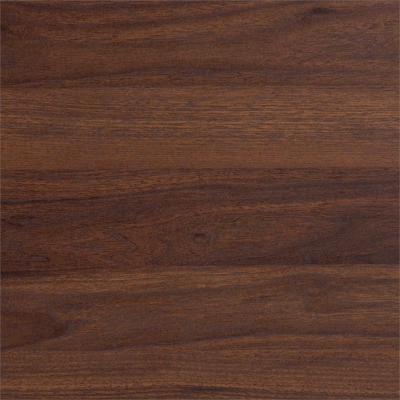 Baxton Studio Roden Transitional Dark Brown Nightstand with Rattan