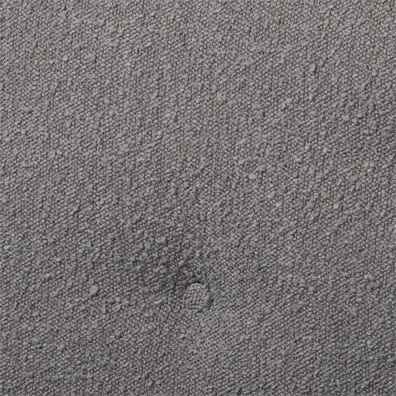 Baxton Studio Edwina Light Gray Fabric and Brown Wood Queen Size Platform Bed