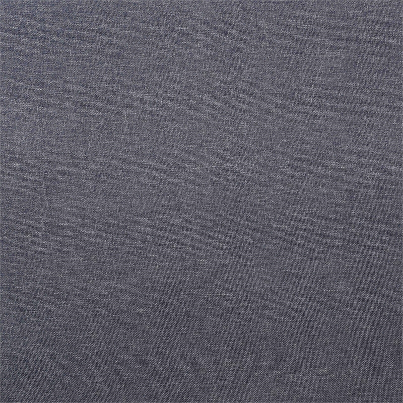 Baxton Studio Harleson Modern Grey Fabric and Walnut Brown Wood Sofa