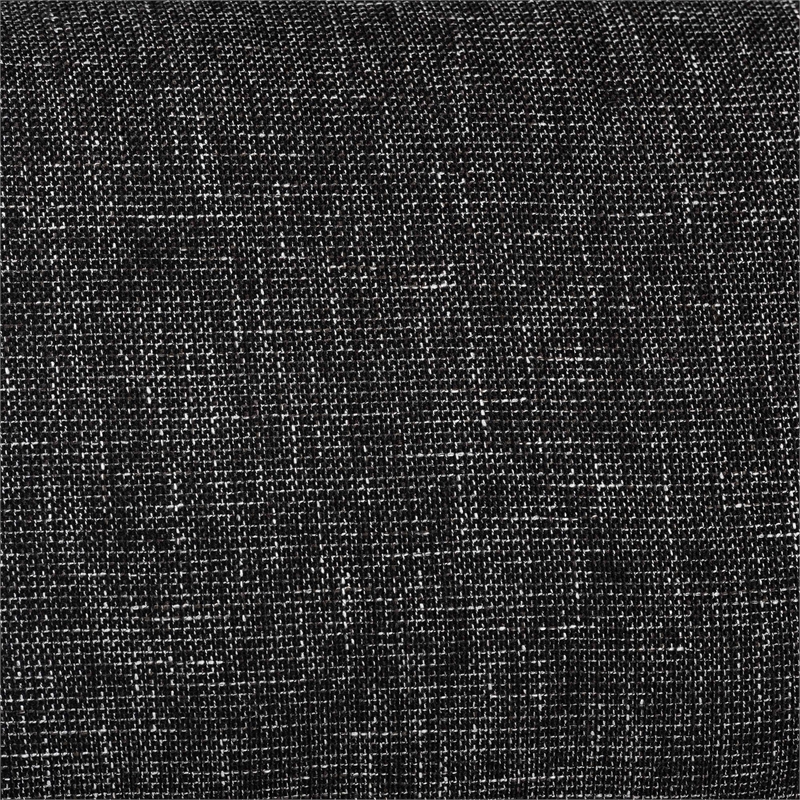 Baxton Studio Cantu Modern Gravel Twill Fabric Left Facing Sectional Sofa