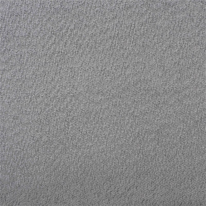 Baxton Studio Uriel Mid-Century Modern Grey Boucle Fabric Sofa