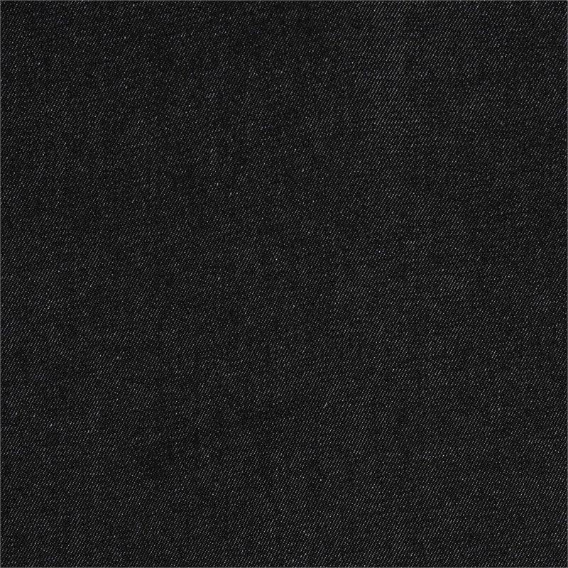 Baxton Studio Mallison Vintage Black Canvas 3-Drawer End Table