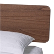 Baxton Studio Alyssa Japandi Walnut Brown Wood Queen Size Platform Bed