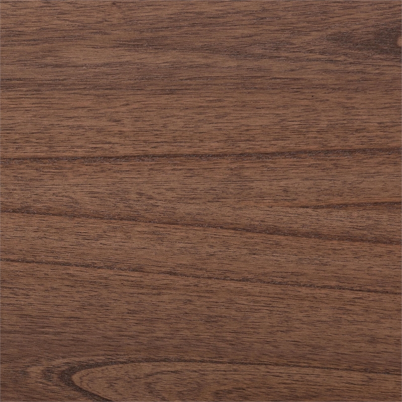 Baxton Studio Alyssa Japandi Walnut Brown Wood Queen Size Platform Bed