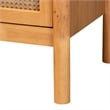 Baxton Studio Jenn Brown Wood 3-Piece Storage Set