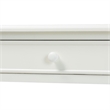 Baxton Studio Malinda White Wood 2-Drawer Console Table with Spindle Legs