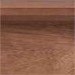 Baxton Studio Elvina Walnut Wood Queen Size Platform Bed with Built-In Shelves