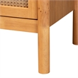 Baxton Studio Jenn Golden Brown Wood Japandi 6-Drawer Dresser