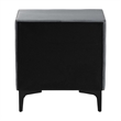 Baxton Studio Etienne Modern Slate Gray Velvet 2-Drawer Nightstand