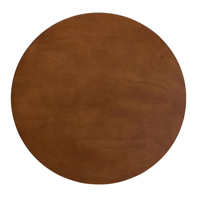 Baxton Studio Eira Modern Grey and Walnut Brown Wood 5-Piece Dining Set