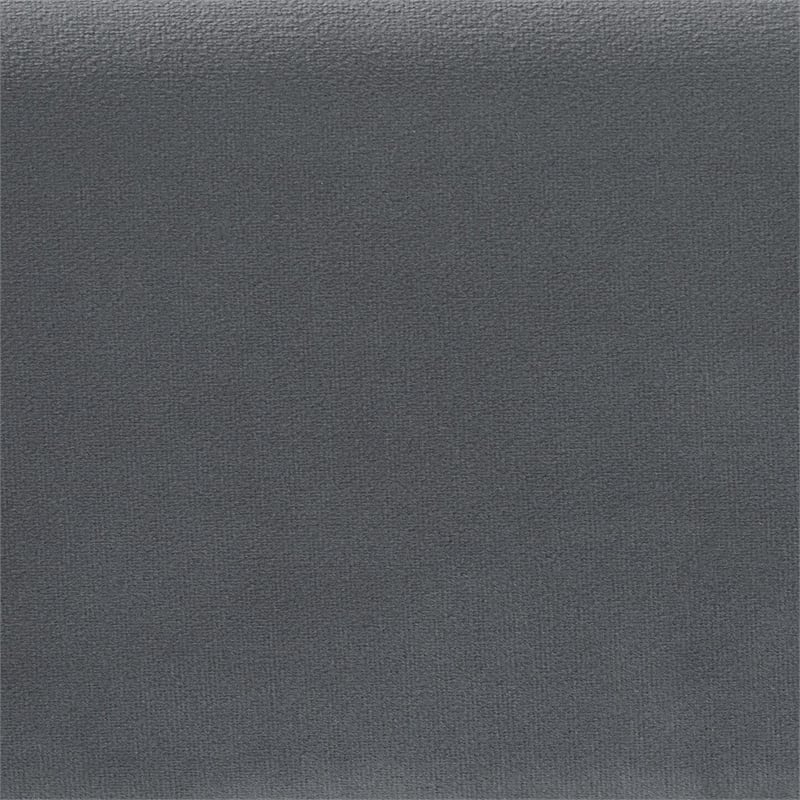 Baxton Studio Etienne Modern Slate Gray Velvet Queen Platform Bed