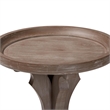 Baxton Studio Westlyn French Country Antique Brown Wood End Table